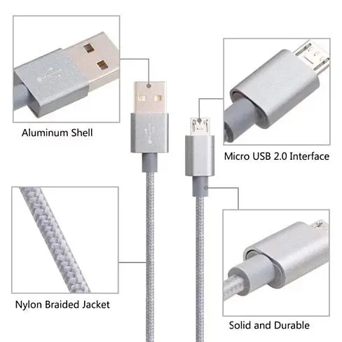 3 To Tango Apple Or Android Charging Cables 3ft-6ft-10ft All 3 Included