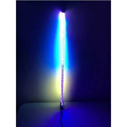 6' LED Whip Silver Xtreme Single Whip