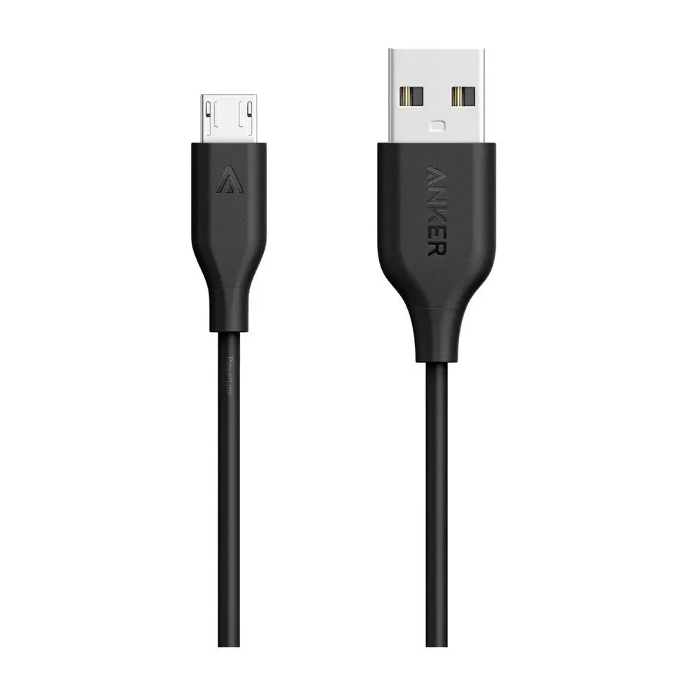 Anker PowerLine Micro USB 3ft/0.9m Fast Charging Cable A8132