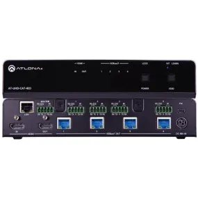 ATLONA AT-UHD-CAT-4 4K/UHD HDBaseT HDMI 1 X 4 Distribution Amplifier