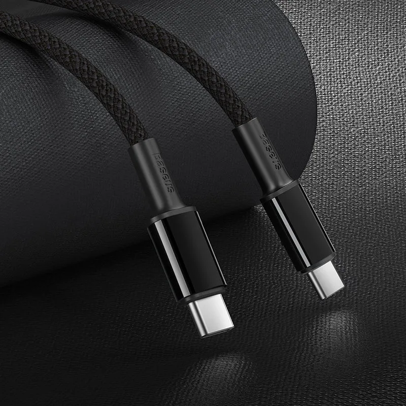 Baseus 100W 2M USB-C To USB-C PD Fast Charging Cable - Black, Support Up To 100W(20V/5A) PD Fast Charging