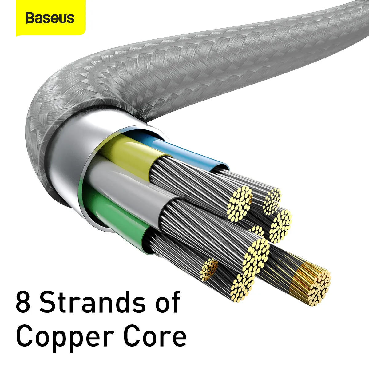 Baseus Flash Series Data Cable With Type-C To C Dc 100W 2M Grey(CA1T2-B0G)