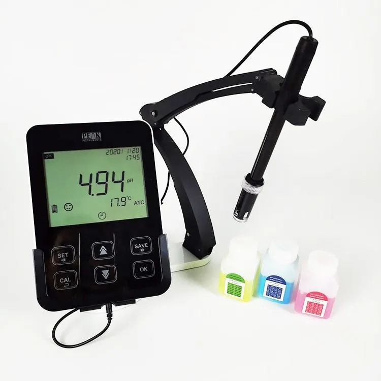 Benchtop pH Water Quality Meter with USB/SD Datalogging