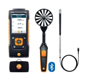 Bluetooth Air Flow Combo Kit with Vane Probe - Testo 440