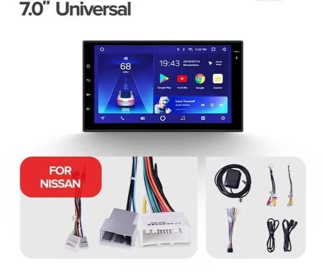 Car Dealz 7" Android 10.0 Universal Stereo Nissan Toyota Hyundai Honda w CAM Head Unit