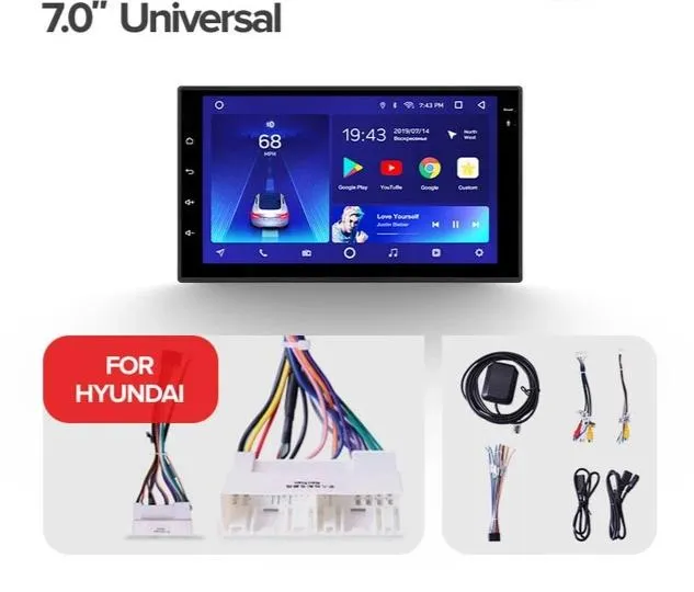 Car Dealz 7" Android 10.0 Universal Stereo Nissan Toyota Hyundai Honda w CAM Head Unit