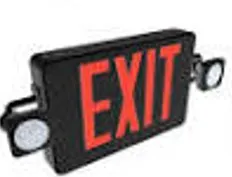 CEM LED EXIT &  EMERGENCY THERMOPLASTIC COMBO