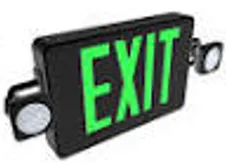 CEM LED EXIT &  EMERGENCY THERMOPLASTIC COMBO