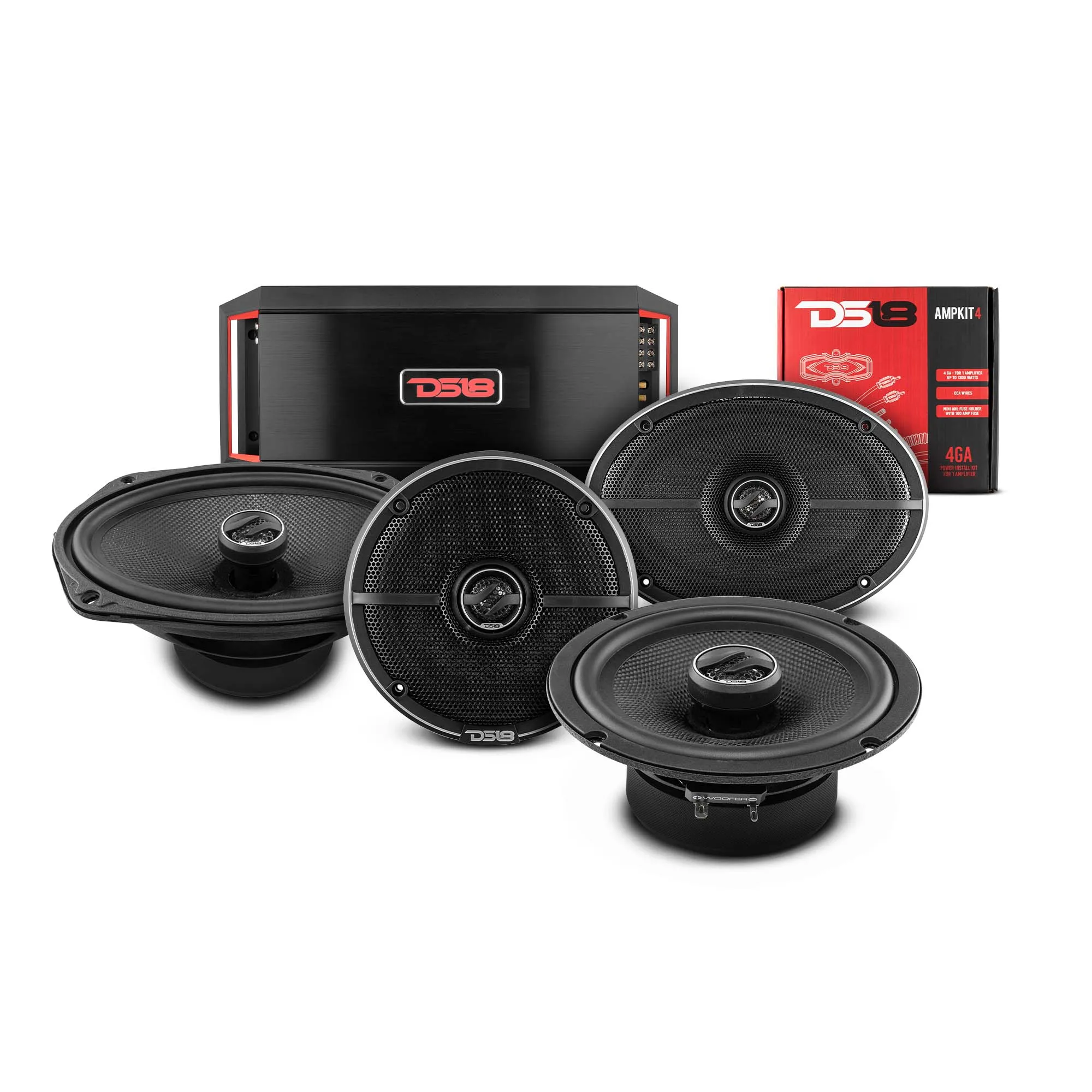 DS18  2015-2020 Ford F-150 Crew and Super Cab Good Upgrade/Replacement Package 1600 Watts