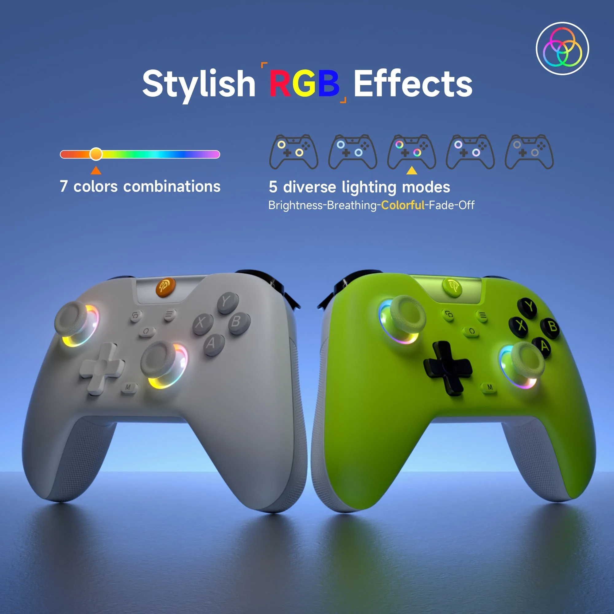 EasySMX® X05 Multiplatform Gaming Controller with Hall Effect Joysticks