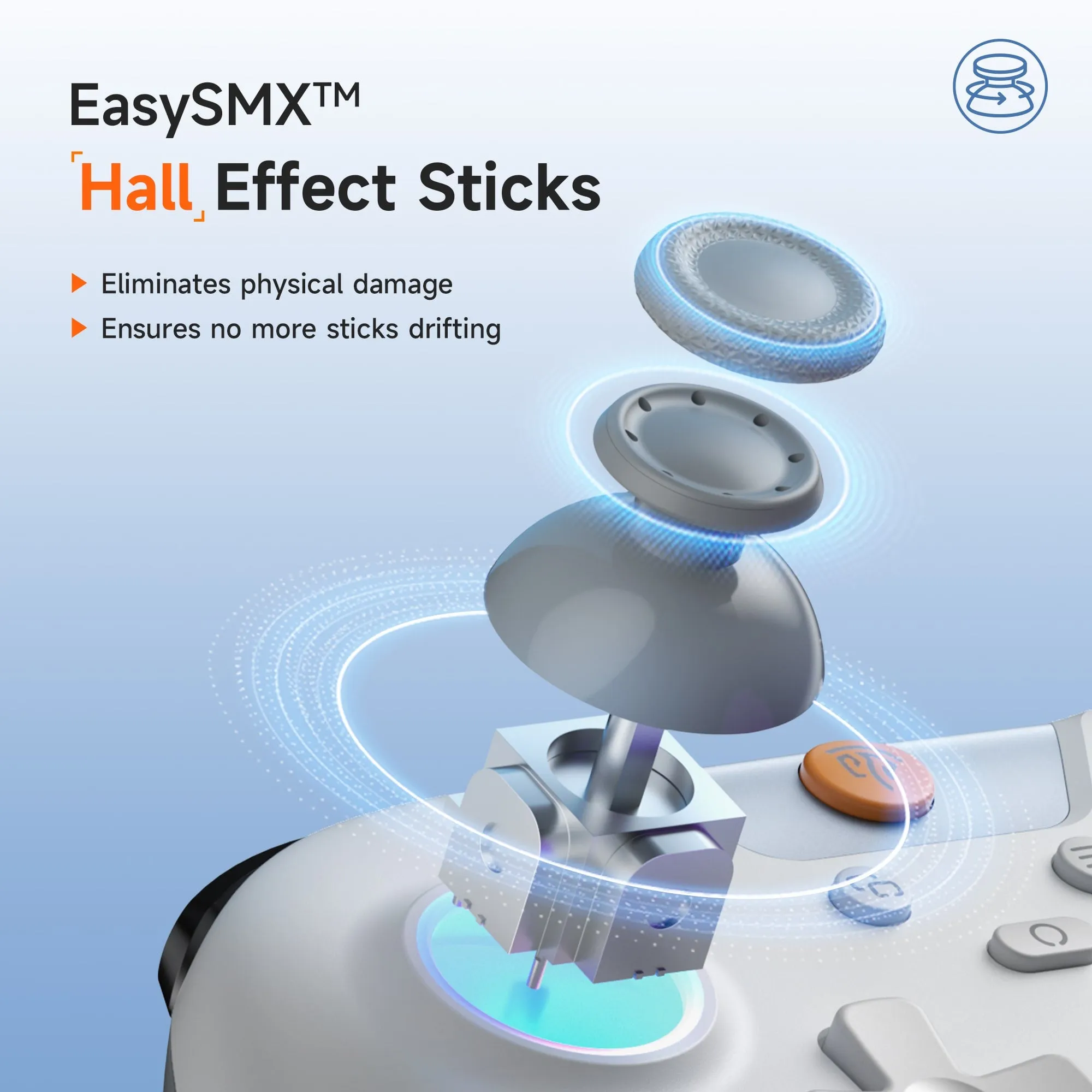 EasySMX® X05 Multiplatform Gaming Controller with Hall Effect Joysticks