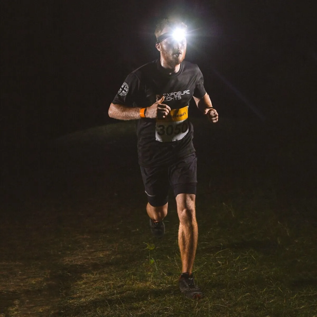 Exposure Lights HT1000: 1000 Lumen Rechargeable Pro Head Torch in Gun Metal Black