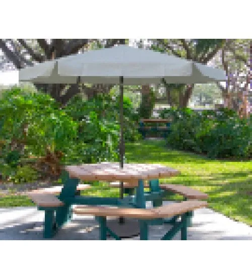 Fiberbuilt 7.5' Garden Umbrella - Push Up