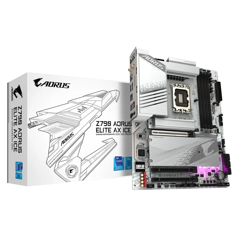 Gigabyte Z790 Aorus Elite AX ICE LGA 1700 Motherboard