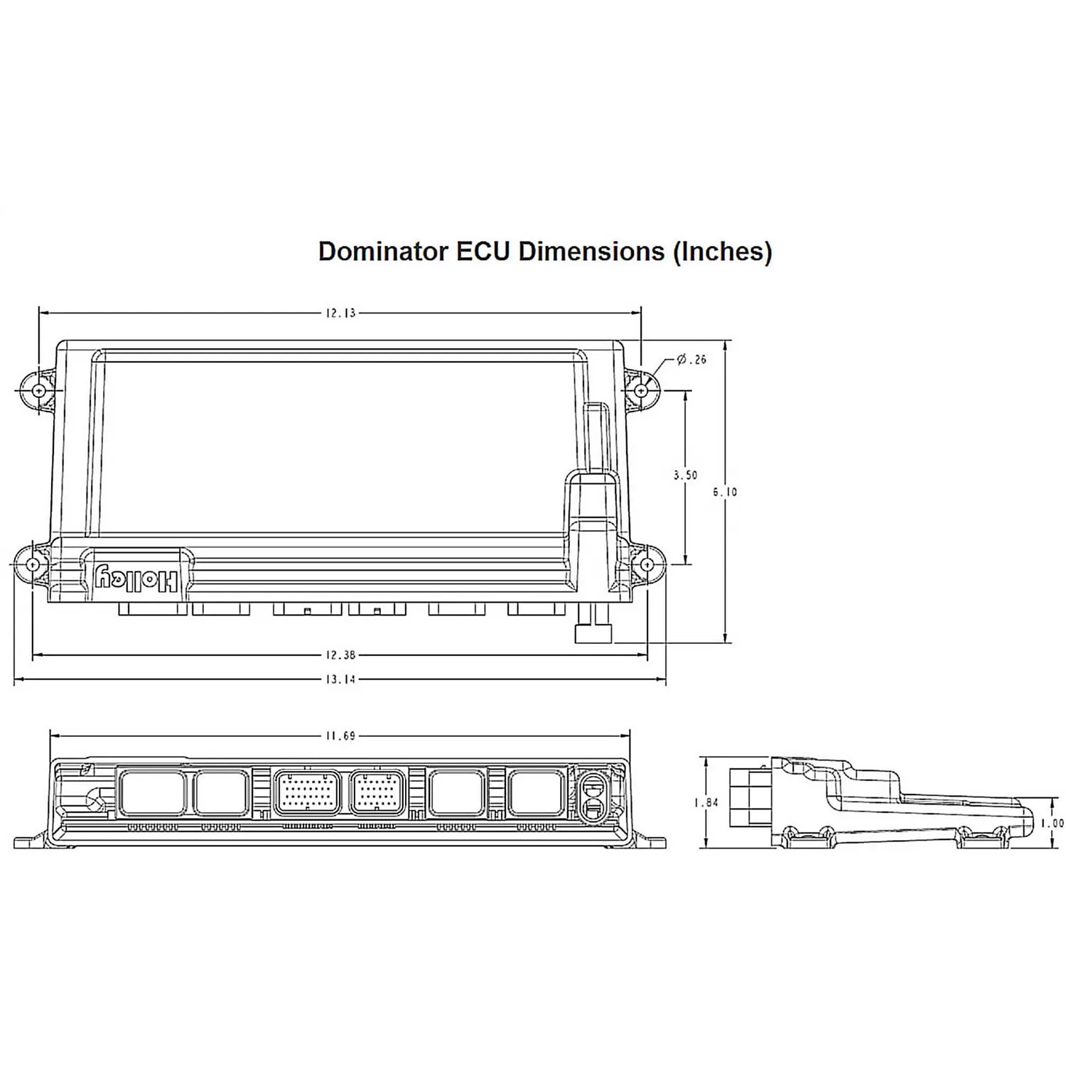 Holley EFI Dominator EFI Engine Control Module - LS2/LS3 - GM LS-Series