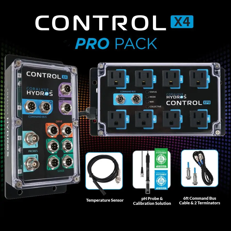 Hydros Control X4 Aquarium Controller PRO Pack - Hydros