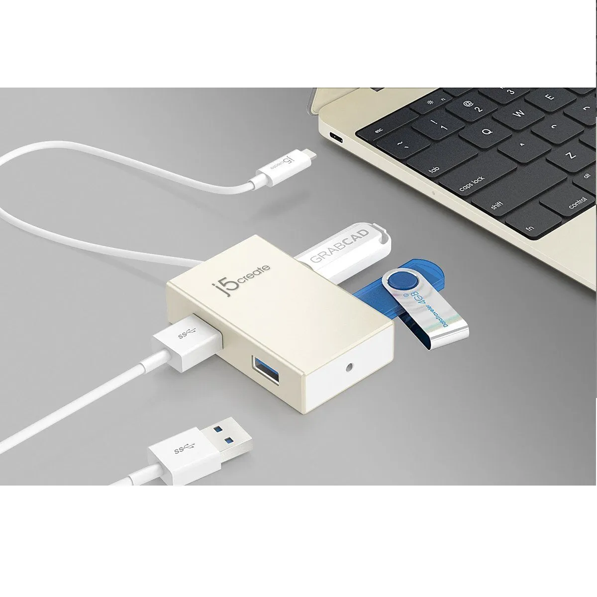 J5ccreate JCH343 USB-C 4-Port Hub