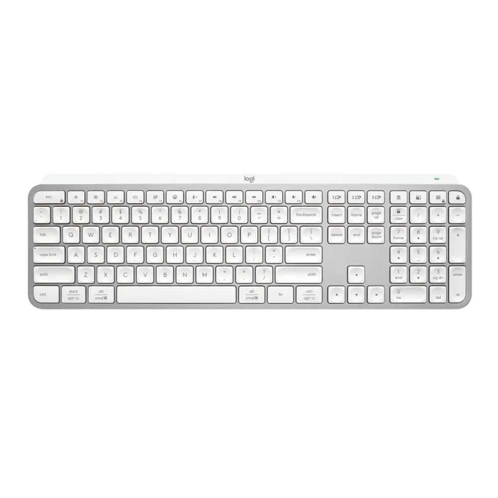 Logitech Mx Keys S Illuminated Wireless And Bluetooth Keyboard - Pale Grey