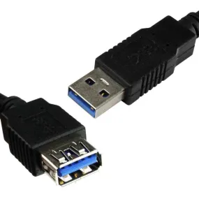 Male to Female USB 3.1 (10Gbps) 2 Metres