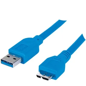 Manhattan 393898 A-Male to Micro B-Male SuperSpeed USB 3.0 Cable, 3.3ft