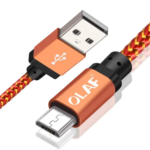 Micro USB Cable 1m 2m 3m Fast Charge USB Data Cable for Samsung S6 S7 Xiaomi 4X LG Tablet