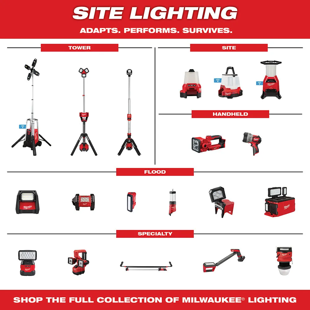 Milwaukee 2136-20-8AH M18 18V Rocket Tower Light/Charger w/ 8AH Battery