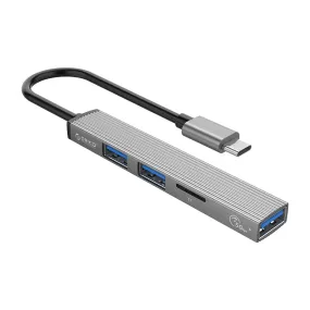 Orico 4 Port Usb-C Hub 3Xusba 1X Tf