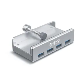 Orico 4 Port Usb3.0 Clip-On Usb Hub | 4X Usb3.0| Aluminium