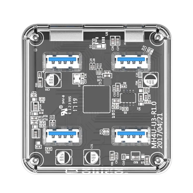 Orico Hub 4Xusb3.0 100Cm Transparent