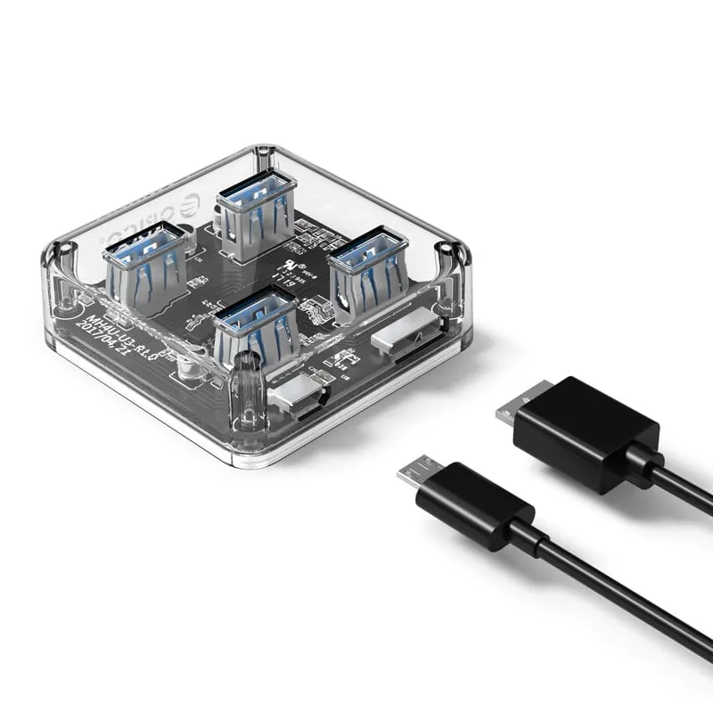 Orico Hub 4Xusb3.0 100Cm Transparent