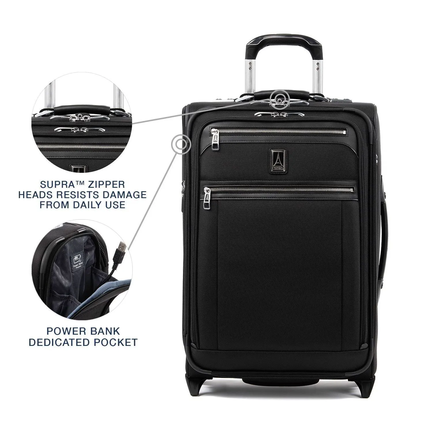 Platinum Elite 22" Expandable Carry-On Rollaboard