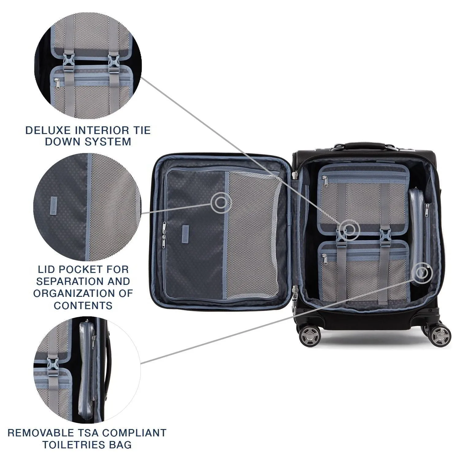 Platinum Elite International Expandable Carry-On Spinner