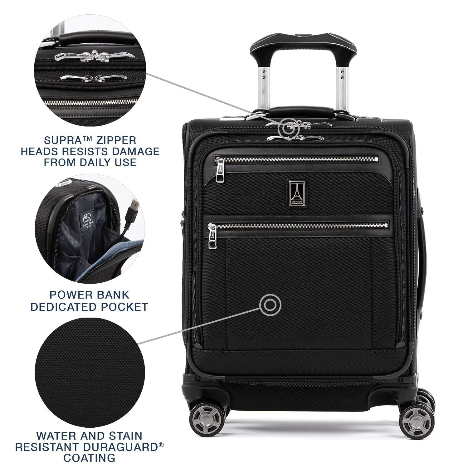 Platinum Elite International Expandable Carry-On Spinner