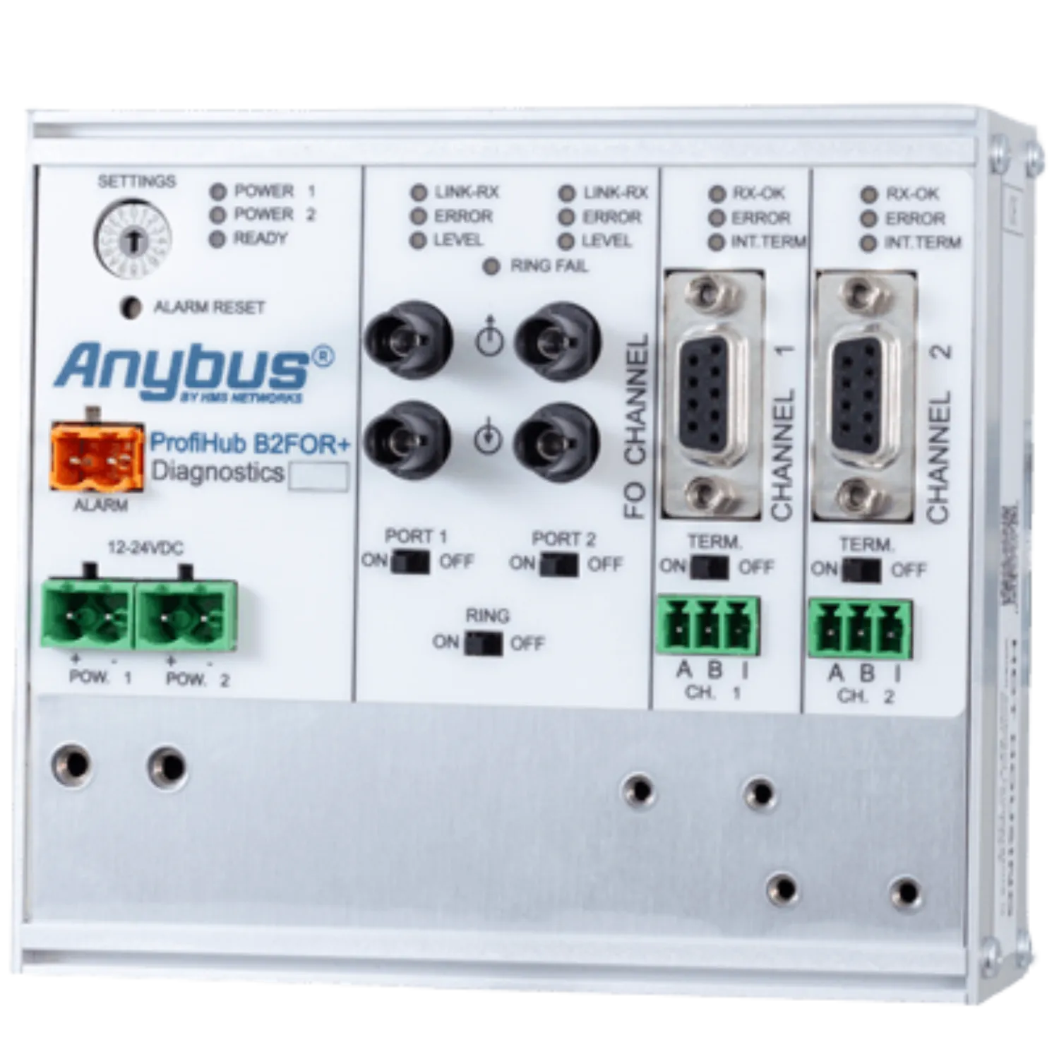 ProfiHub B2FOR  - Fiber Optic Ring with RS485 Redundancy