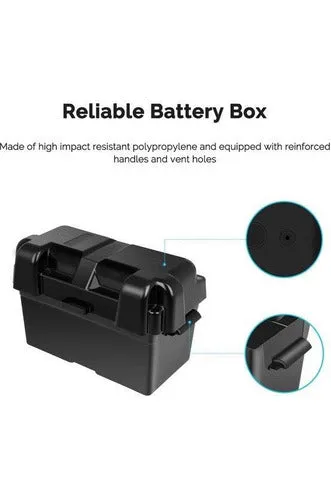 Renogy 12V 100Ah Deep Cycle Hybrid GEL Battery with Battery Box