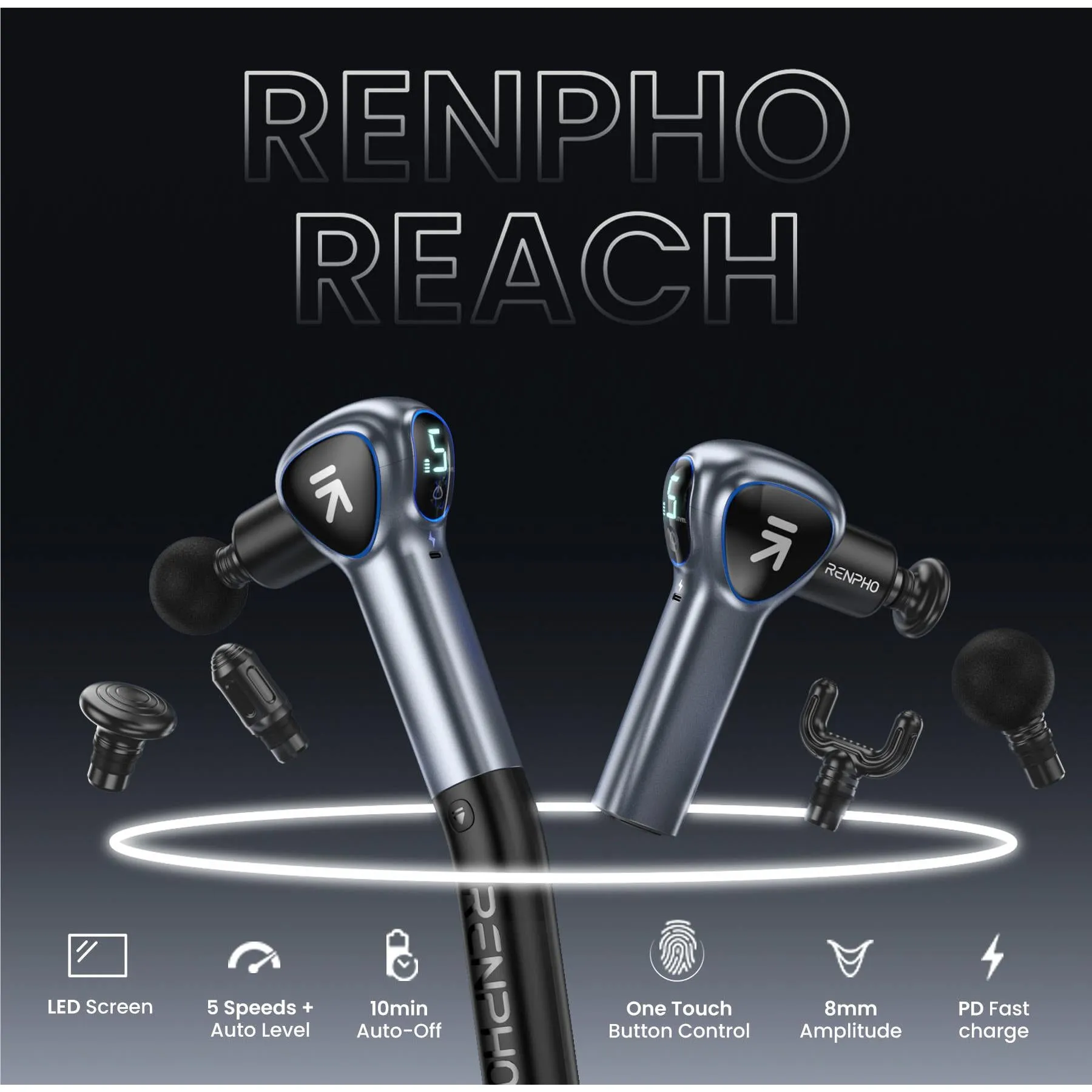 RENPHO - REACH MASSAGE GUN