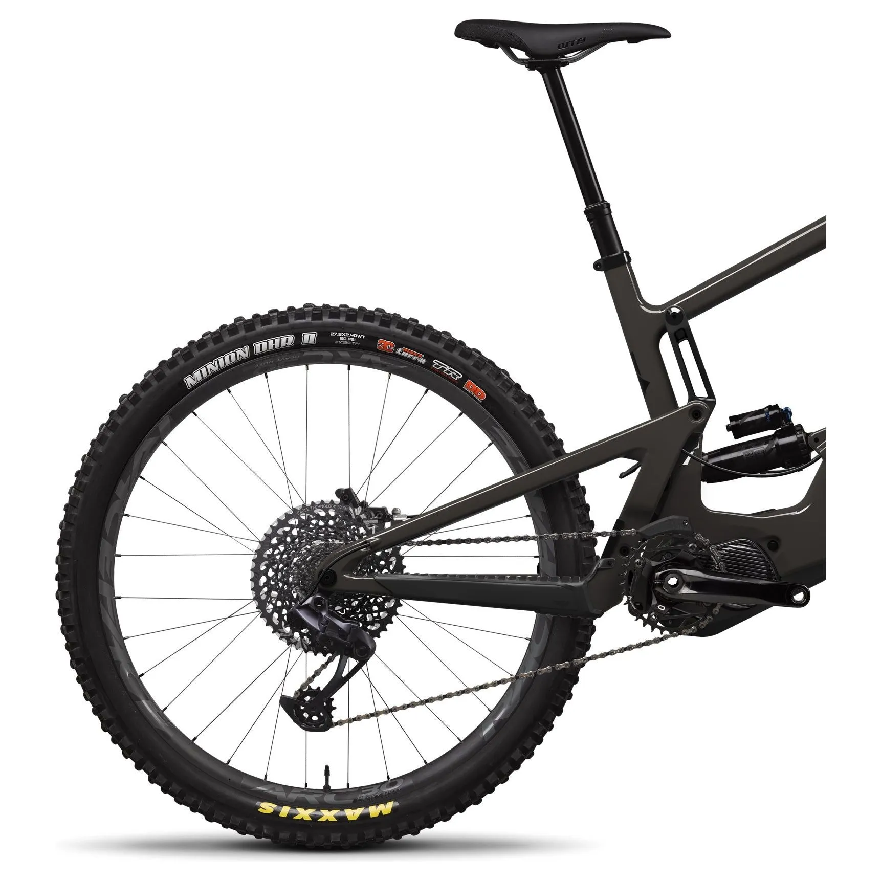 Santa Cruz Bullit CC S Carbon Electric Mountain Bike 2024 - Carbon Black