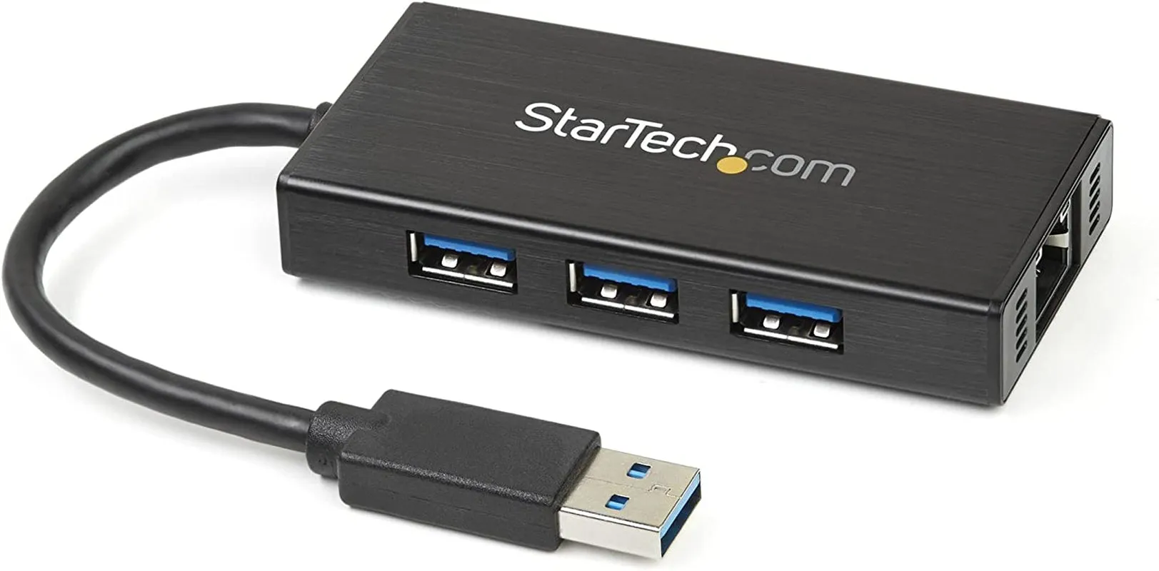 Startech.Com USB 3.0 Hub with Gigabit Ethernet Adapter - 5Gbps - 3 Port - NIC - USB Network / LAN Adapter - Windows & Mac Compatible (ST3300G3UA)