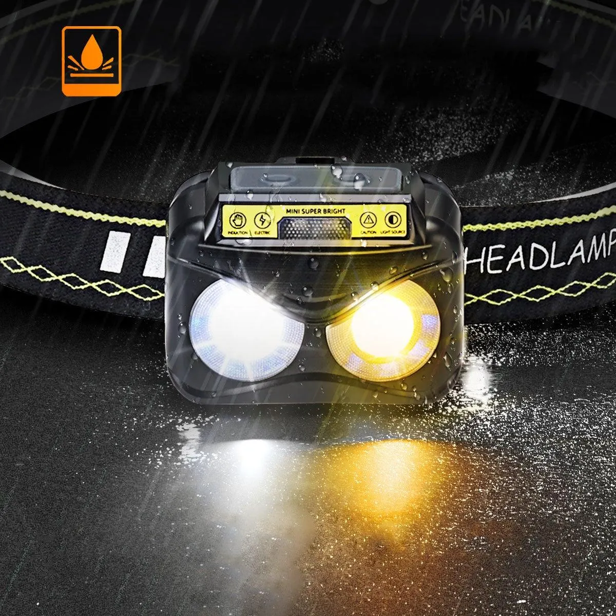 Super Bright XPG COB LED Headlamp with 6 Modes for Camping, Cycling, Jogging, Fishing, and More