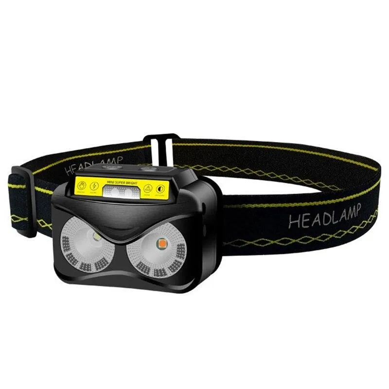 Super Bright XPG COB LED Headlamp with 6 Modes for Camping, Cycling, Jogging, Fishing, and More