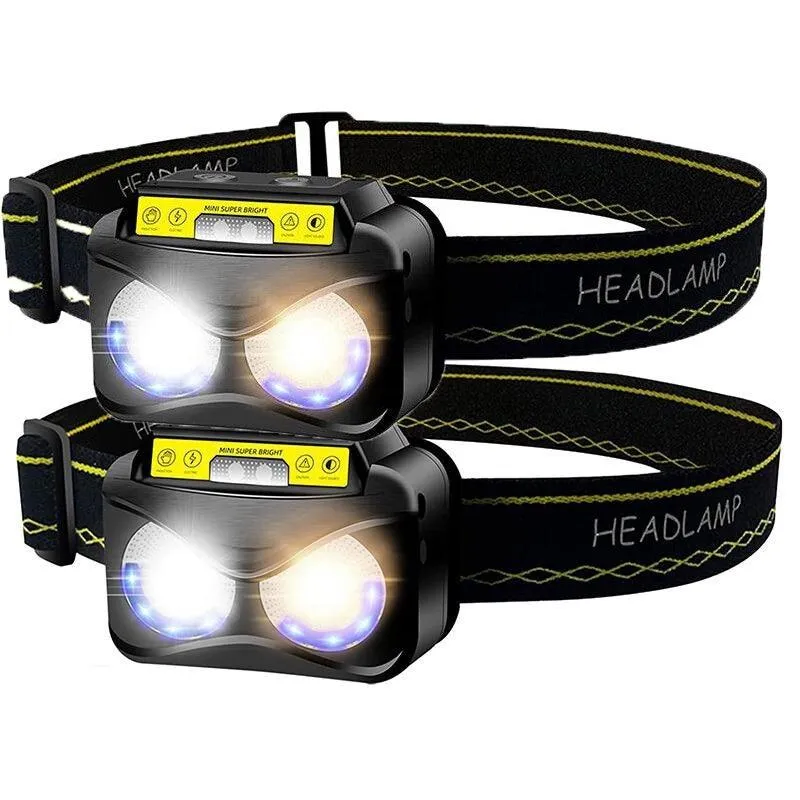 Super Bright XPG COB LED Headlamp with 6 Modes for Camping, Cycling, Jogging, Fishing, and More