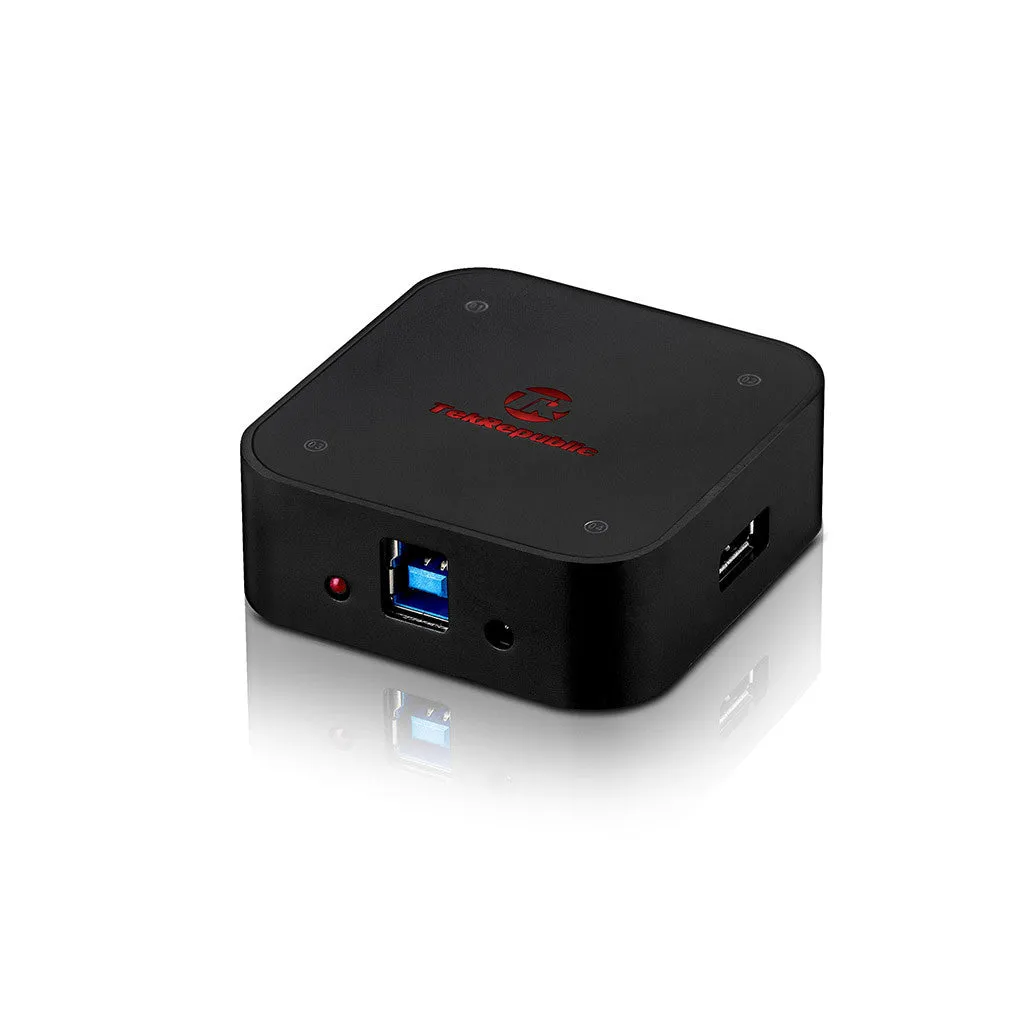 Tek Republic TUH-3400 USB 3.0 4 Port Hub with 3A Power Adapter