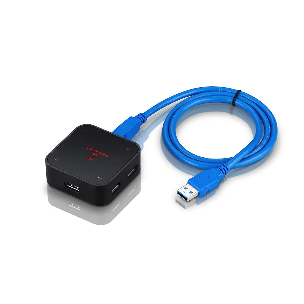 Tek Republic TUH-3400 USB 3.0 4 Port Hub with 3A Power Adapter