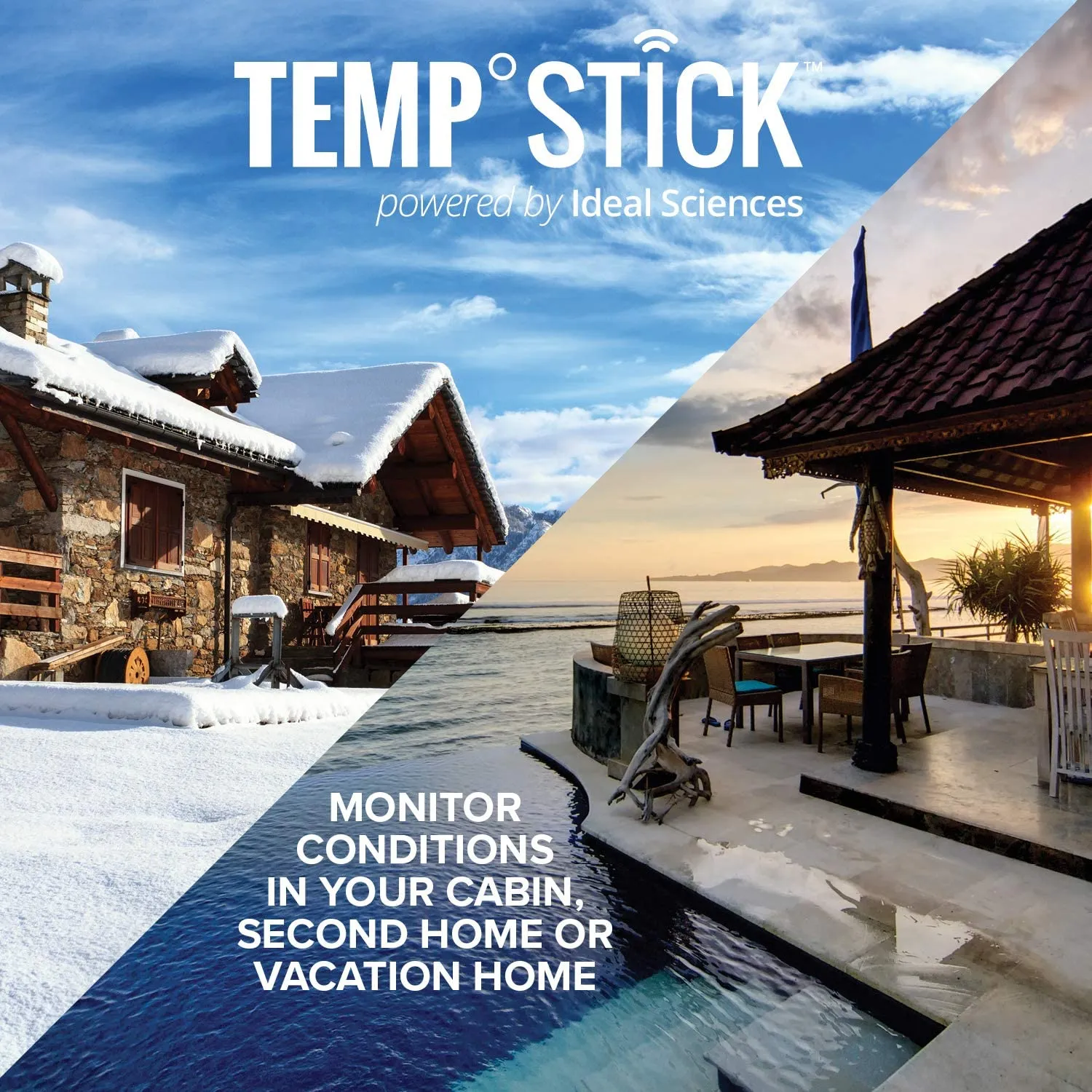 Temp Stick Wireless Remote WiFi Temperature & Humidity Sensor. No Subscription or Monthly Fees. 24/7 Monitoring, Alerts & History. Free iPhone/Android Apps, Made In America. Monitor Anywhere, Anytime!