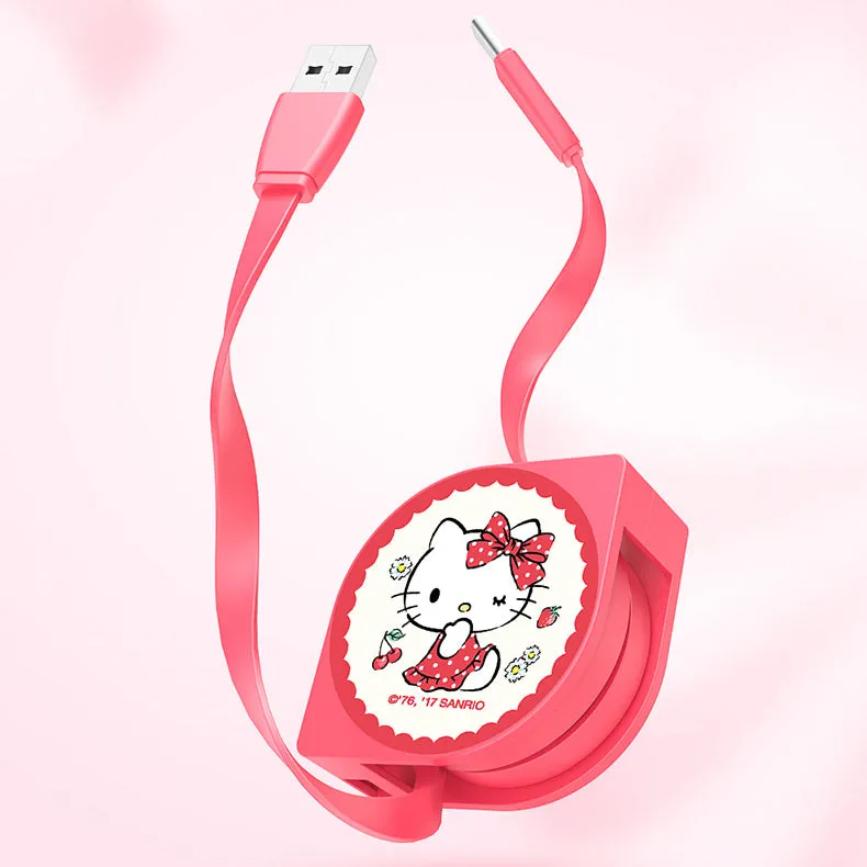 UKA Hello Kitty 1M Extracted Extension Apple Lightning / Type-C Cable