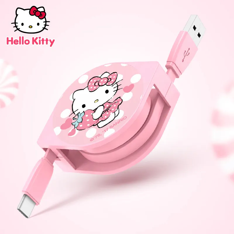 UKA Hello Kitty 1M Extracted Extension Apple Lightning / Type-C Cable