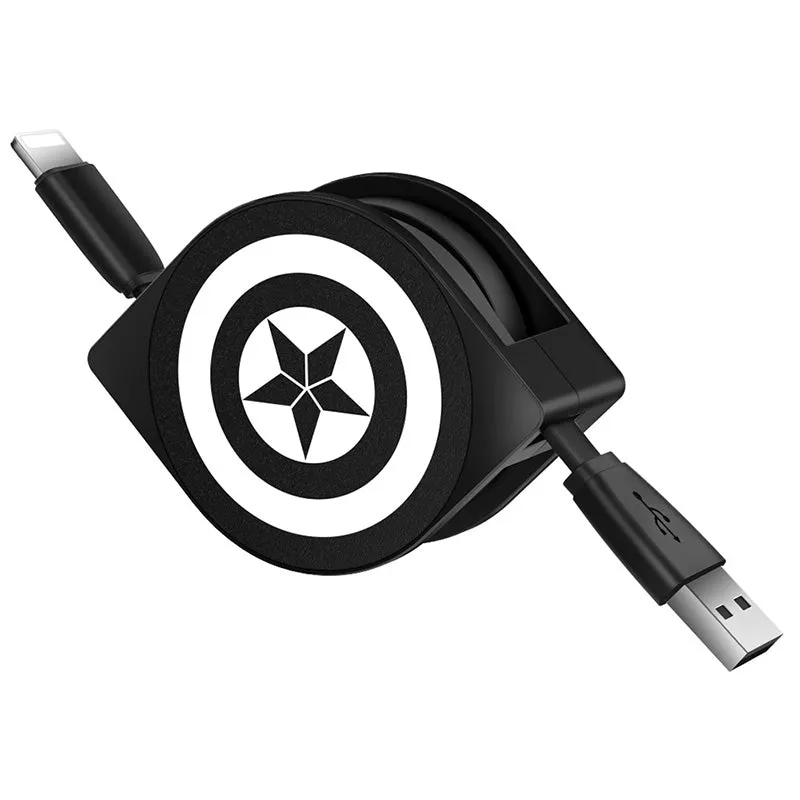 UKA Marvel Avengers 1M Extracted Extension Apple Lightning Cable for iPhone iPad iPod