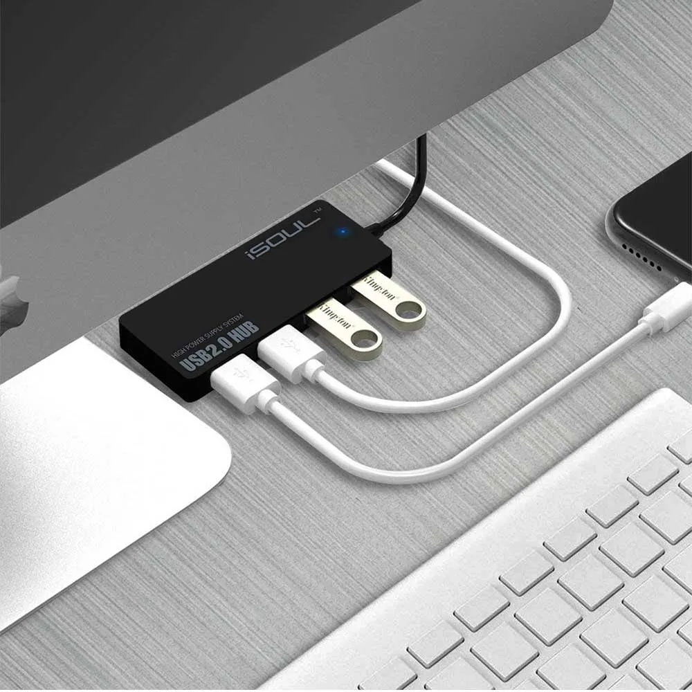 Ultra Slim 4-Port Multi USB 2.0 Hub