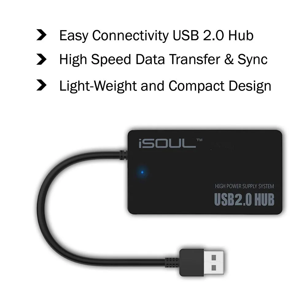 Ultra Slim 4-Port Multi USB 2.0 Hub