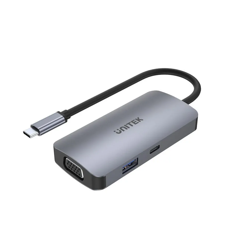 Unitek D1051A USB3.1 TypeC Hub 2xHDMI/VGA/PD100W